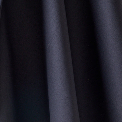 Atelier Brunette Cotton Poplin Fabric Deep Charcoal