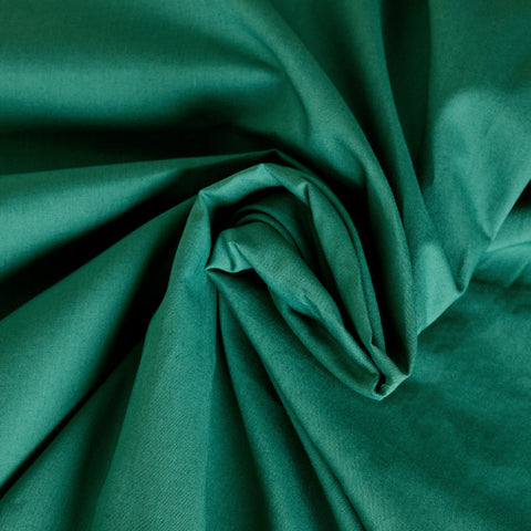 Atelier Brunette Cotton Poplin Fabric in Juicy Green