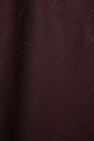 Atelier Brunette Little Tile Viscose Linen Fabric in Crispy Brown