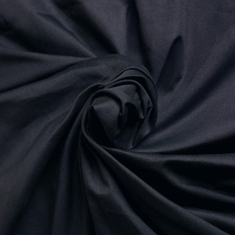 Atelier Brunette Oxford Cotton Fabric Deep Charcoal