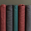 Atelier Brunette Little Tile Viscose Linen Fabric in Crispy Brown