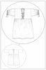 Birgitta Helmersson Zero Waste Bow Dress hack PDF Add on to ZW Gather Dress Sewing Pattern