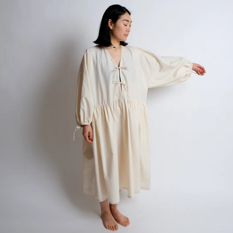 Birgitta Helmersson Zero Waste Bow Dress hack PDF Add on to ZW Gather Dress Sewing Pattern