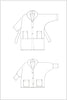 Birgitte Helmersson Zero Waste Coat Sewing Pattern Illustration