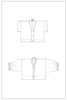 Birgitta Helmersson Zero Waste Cropped Shirt PDF Sewing Pattern