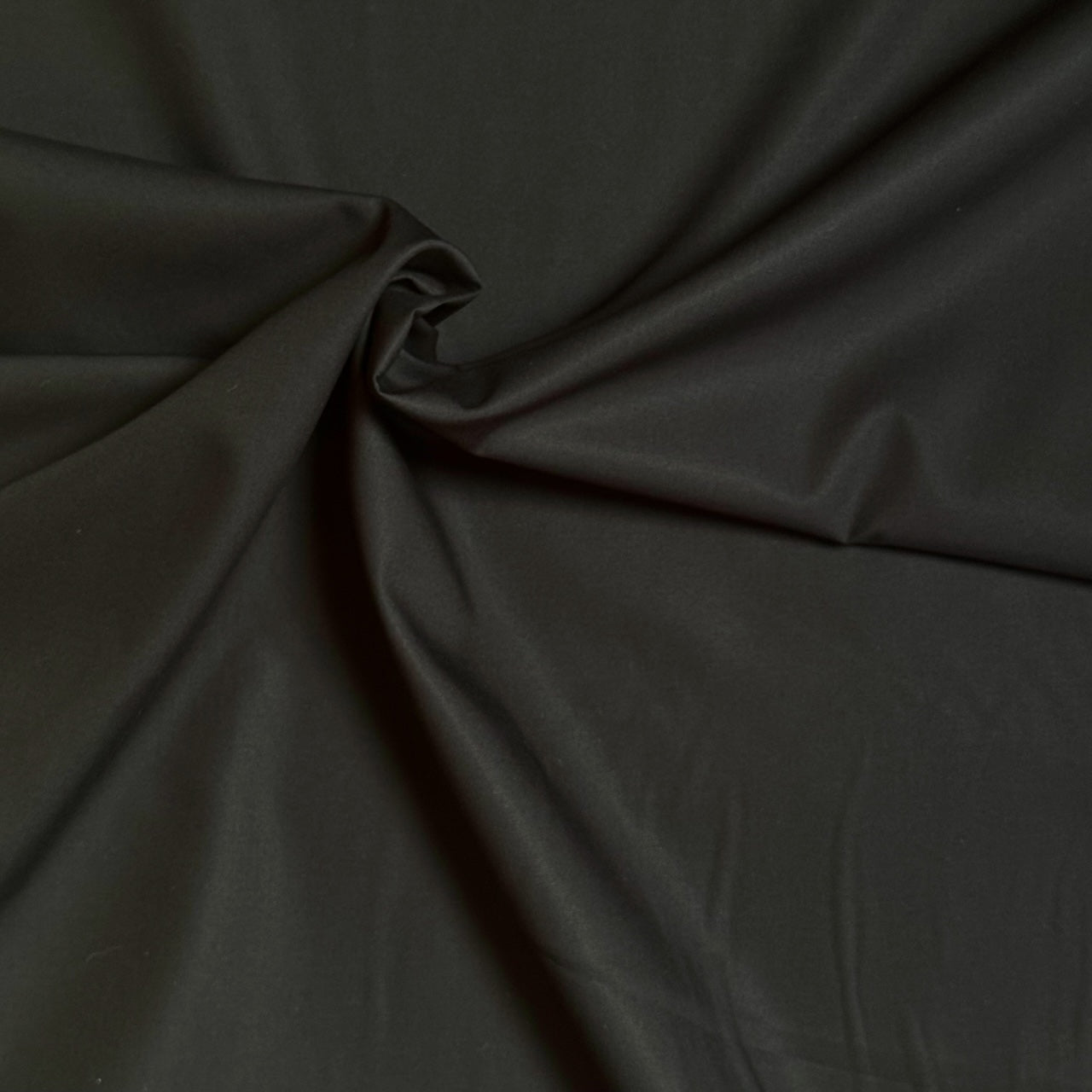 Deadstock Ex Paul Smith Cotton Poplin Fabric in Black