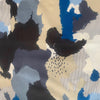 Hokkoh Abstract Camo Cotton Lawn Fabric Blues
