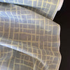 Hokkoh Gridlines Cotton Voile Fabric Yellow on Grey