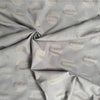 Hokkoh Textured Circles Cotton Linen Fabric in Mid Grey