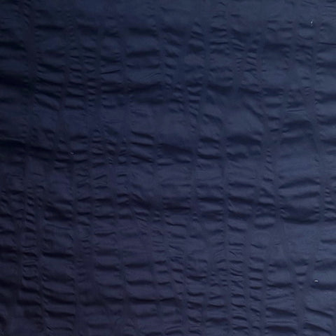 Hokkoh Wavy Lines Cotton Fabric Navy