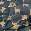 Kokka Large Organic Dots Cotton Linen Fabric Blue