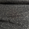 Kokka Mist Floral Cotton Fabric Black on Grey