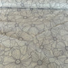 Kokka Sketched Flowers Cotton Lawn Fabrics Cream