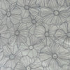 Kokka Sketched Flowers Cotton Lawn Fabrics Cream