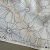 Kokka Sketched Flowers Cotton Lawn Fabrics Cream