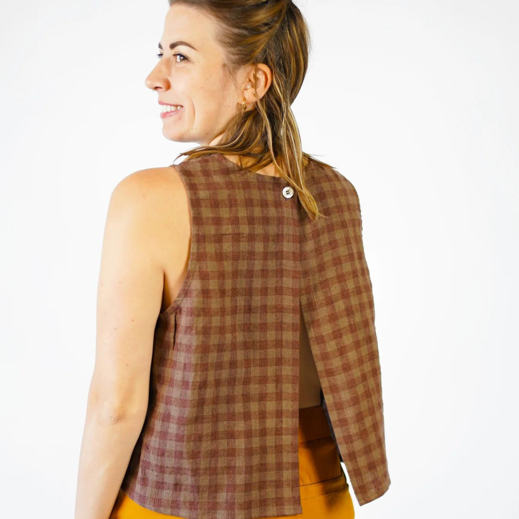 Matchy Matchy Sewing Club OPen Back Smock Top PDF Sewing Pattern