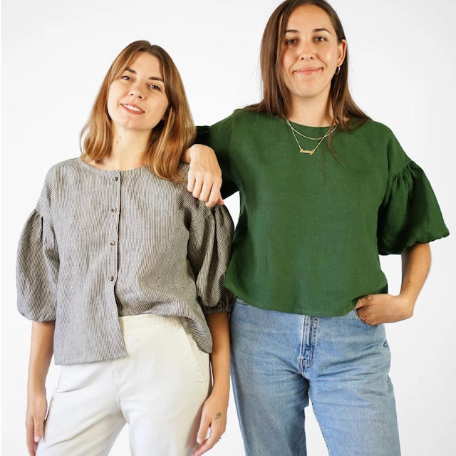 Matchy Matchy Sewing Pattern Perfect Puff Sleeve Top Sewing Pattern