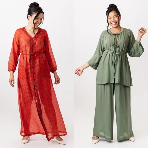 Named Clothing Maite Raglan Sleeve Tunic and Dress Sewing Pattern