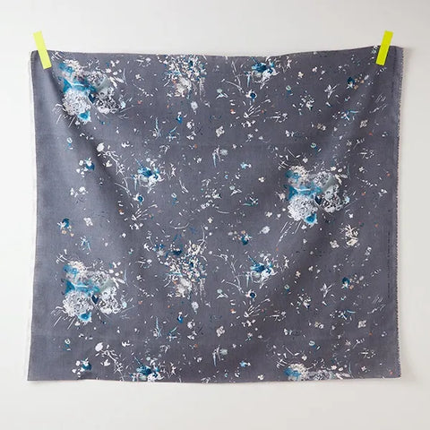 Nani Iro Encounter Light Linen Fabric Grey