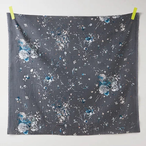 Nani Iro Encounter Organic Cotton Double Gauze Fabric Grey