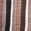 NANI IRO • Grace Quilted Organic Cotton Double Gauze Fabric • Brown & Grey