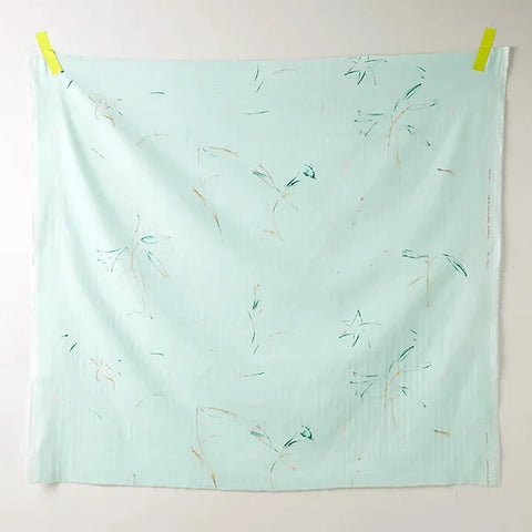 NANI IRO • Gunsei Organic Cotton Double Gauze Fabric • Pale Turquoise