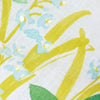 Nani Iro Margo Light Linen Fabric Green on White