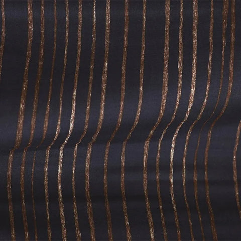 Nani Iro Saaaa Saaa Organic Cotton Double Gauze Fabric Brown on Black