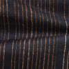 Nani Iro Saaaa Saaa Organic Cotton Double Gauze Fabric Brown on Black