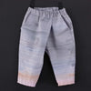 Nani Iro Touch a Chord Organic Cotton Double Gauze Fabric Blue Grey