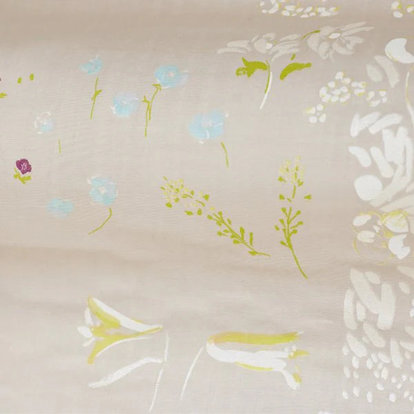 Nani Iro Pal Cotton Double Gauze Fabric Light Grey