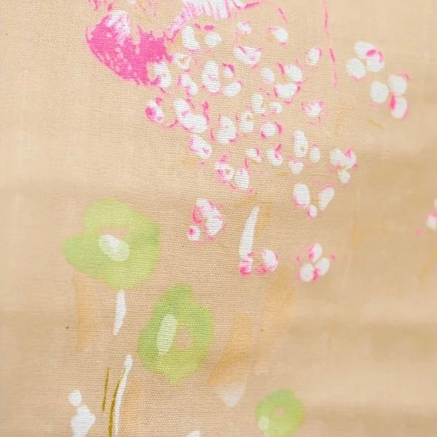 Nani Iro Pal Organic Cotton Double Gauze Fabric Soft Peach