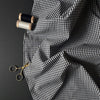 Organic Cotton Woven Gingham Fabric in Black and White