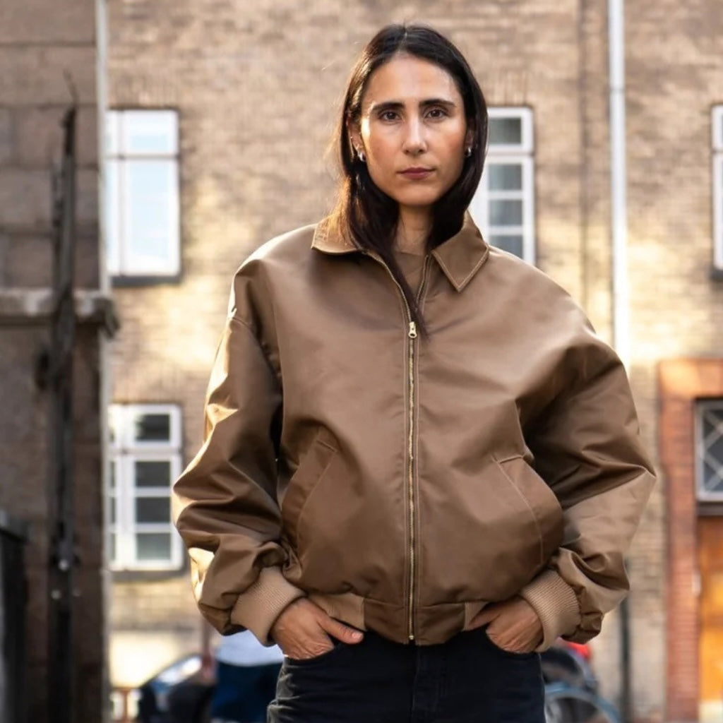 Puff and Pencil Bomber Jacket Sewing Pattern