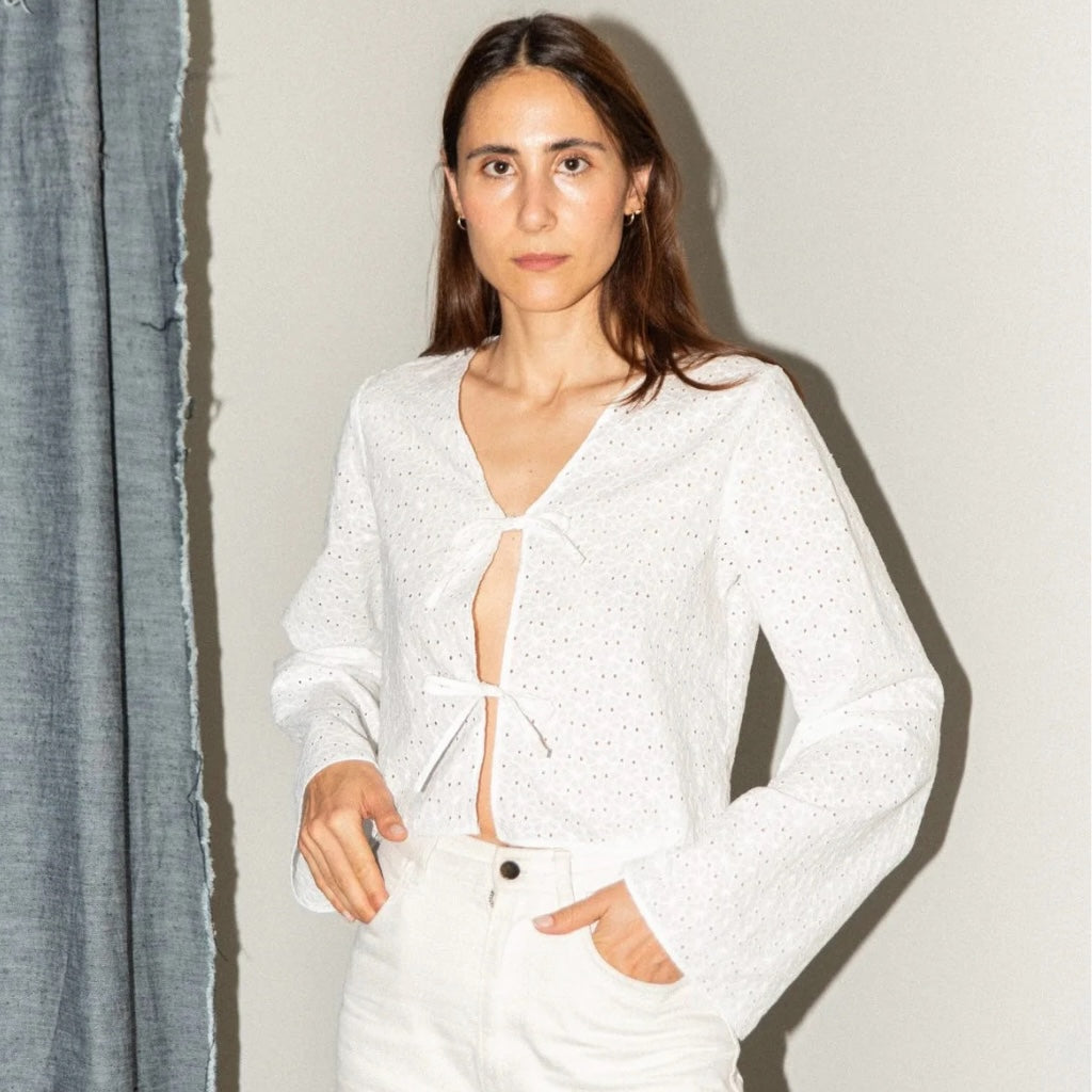 Puff and Pencil Tie Blouse + Cone Sleeves Sewing Pattern