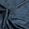 Sevenberry Falling Leaves Cotton Broadcloth Fabric Blue