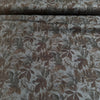 Sevenberry Falling Leaves Cotton Broadcloth Fabric Brown on Grey