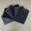 Sevenberry Rustic Indigo Cotton Fabric Bundle