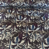Sevenberry Tropical Palms Cotton Broadcloth Fabric Purple & Blue