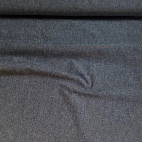 Sevenberry Yarn Dyed Cotton Poplin Fabric Blue
