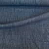 Tessuti Dashing Washed Linen Cotton Fabric in Navy