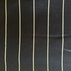 Tessuti Ravello Striped Linen Fabric in Black