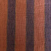 NAPOLI STRIPE WASHED LINEN FABRIC • Orange & Plum