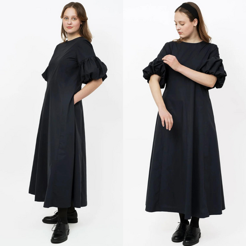 The Assembly Line Balloon Sleeve Midi Dress Sewing Pattern