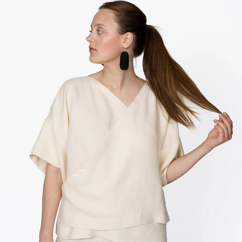 The Assembly Line Wrap Top Sewing Pattern