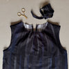 The Assembly Line Drop Waist Dress Sewing Pattern in Nani Iro Grace Organic Cotton Double Gauze fabric