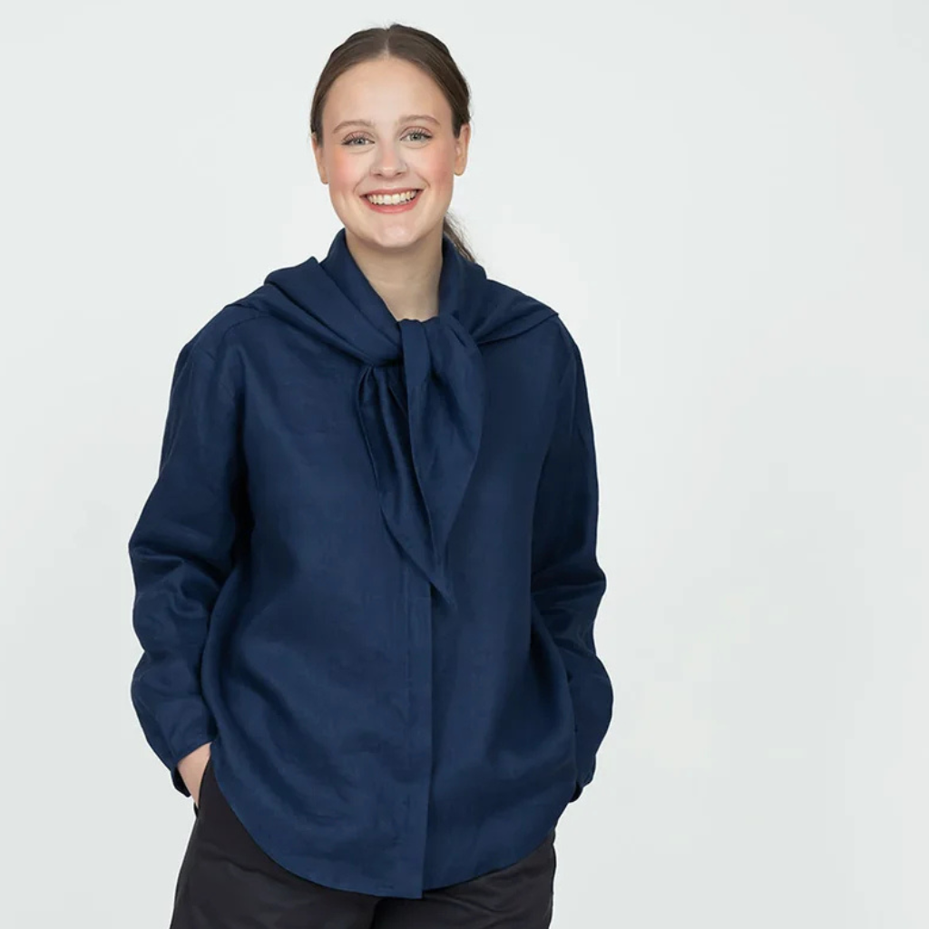 The Assembly Line Shawl Collar Shirt Sewing Pattern