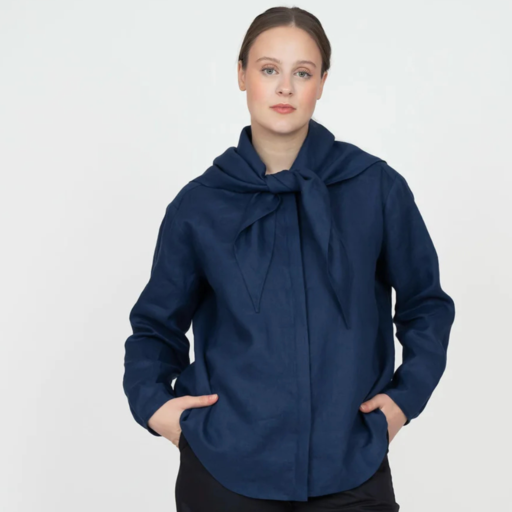 The Assembly Line Shawl Collar Shirt Sewing Pattern