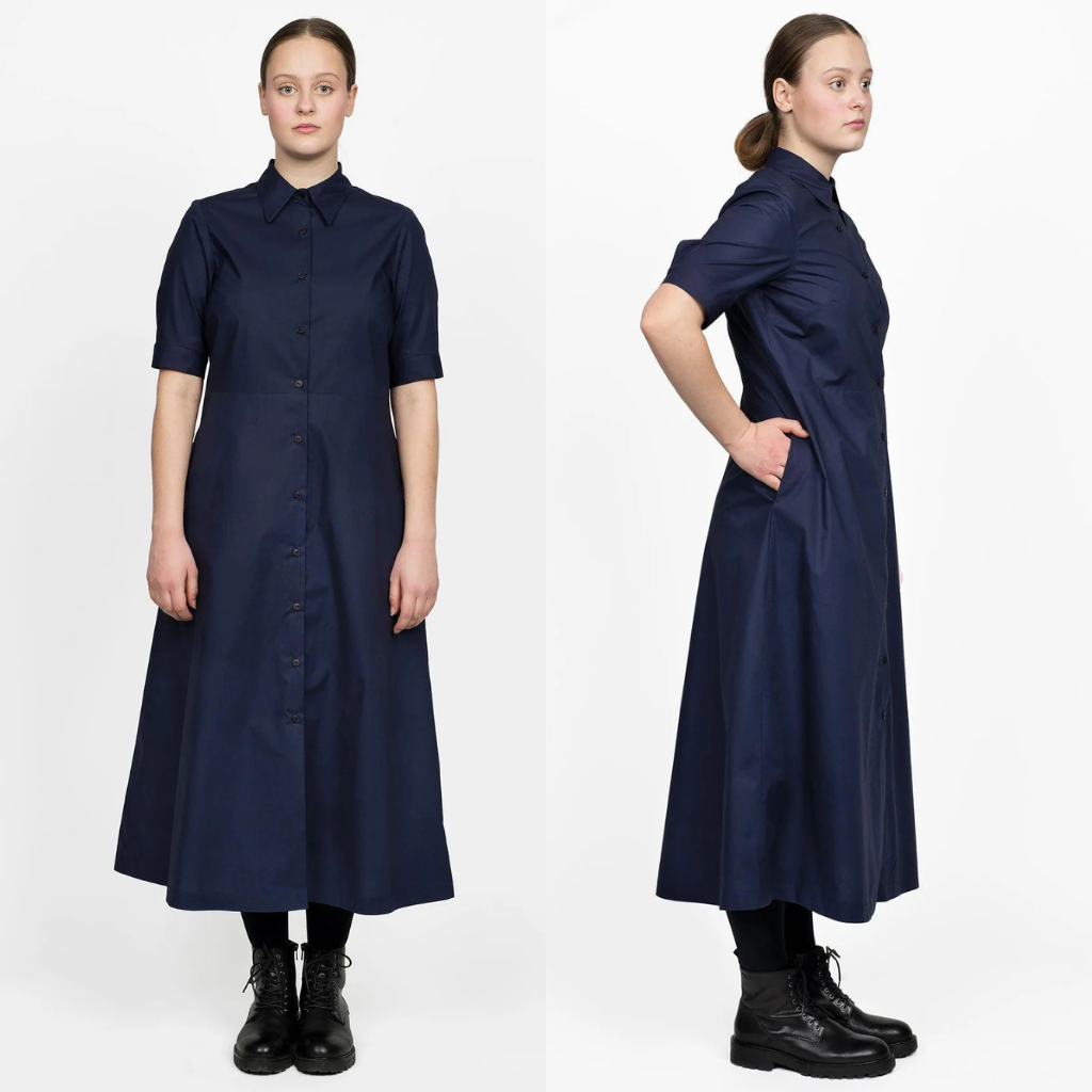 The Assembly Line Shirt Dress Sewing Pattern