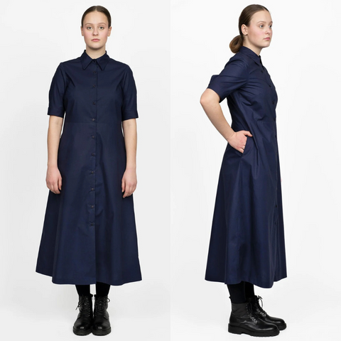 The Assembly Line Shirt Dress Sewing Pattern